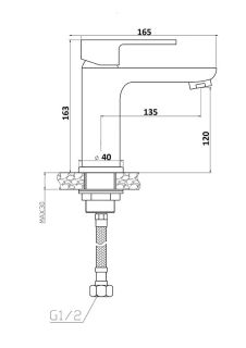 Смеситель для раковины Agger Gorgeous A0202100